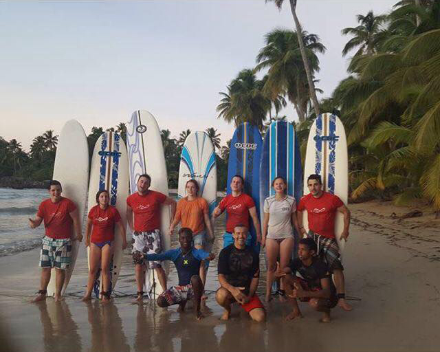 Group Surf Lessons Las Terrenas